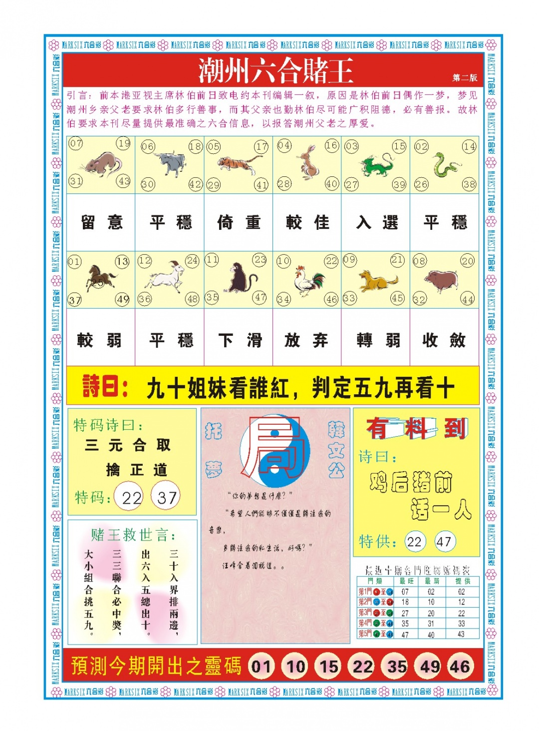 075期潮州六合赌王B[图]